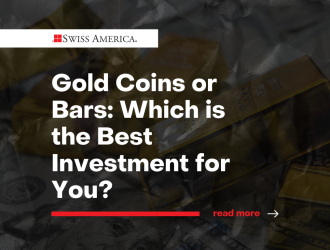 Gold coins or bars