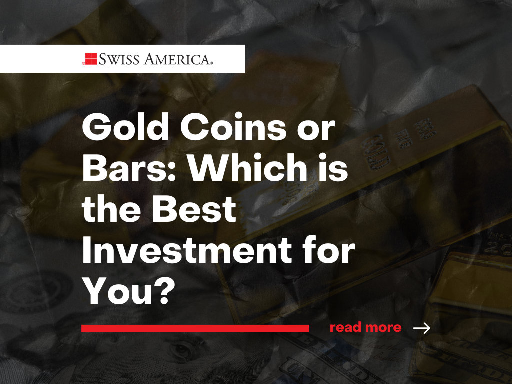 Gold coins or bars
