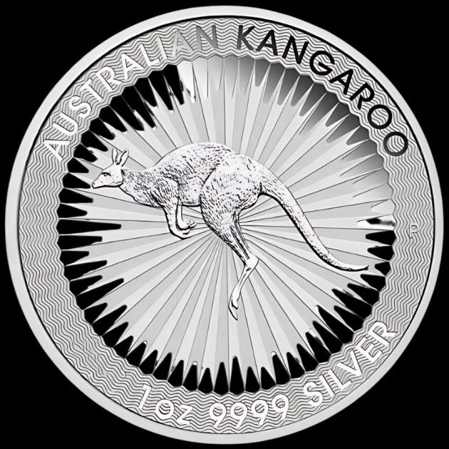 Australian Kangaroo silver coin