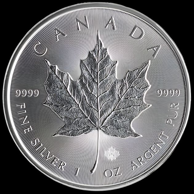 Canadian Maple Silver Leaf silver coin