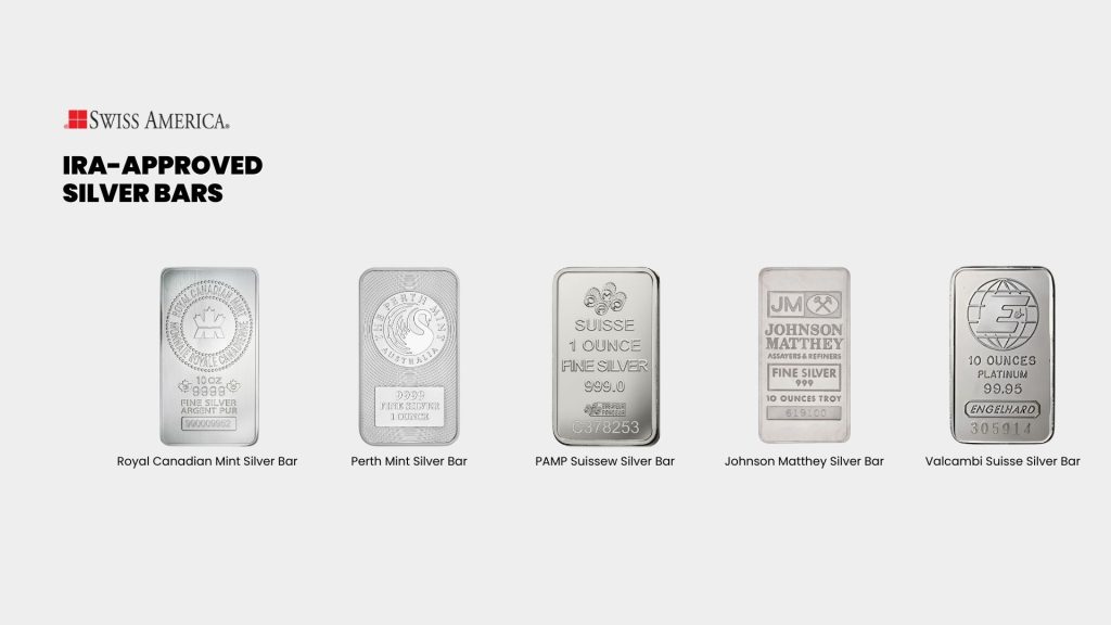 IRA approved silver bars