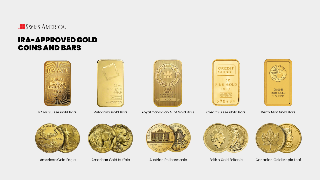 IRA Approved Gold Coins Bars