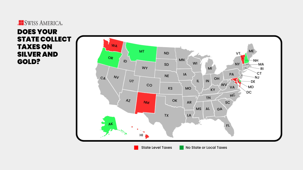 Does your state collect taxes on silver and gold?